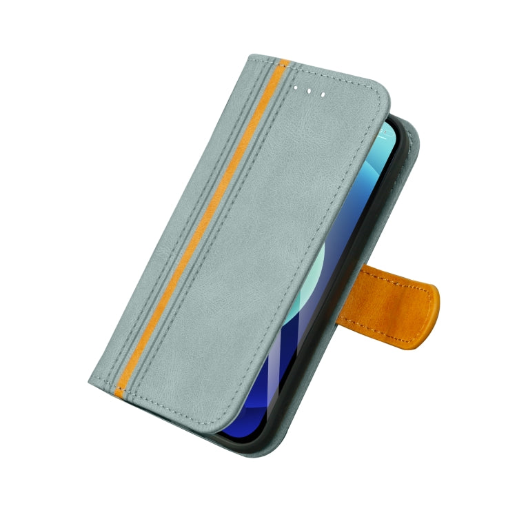 For iPhone 13 mini Skin Feel Leather Wallet Phone Case