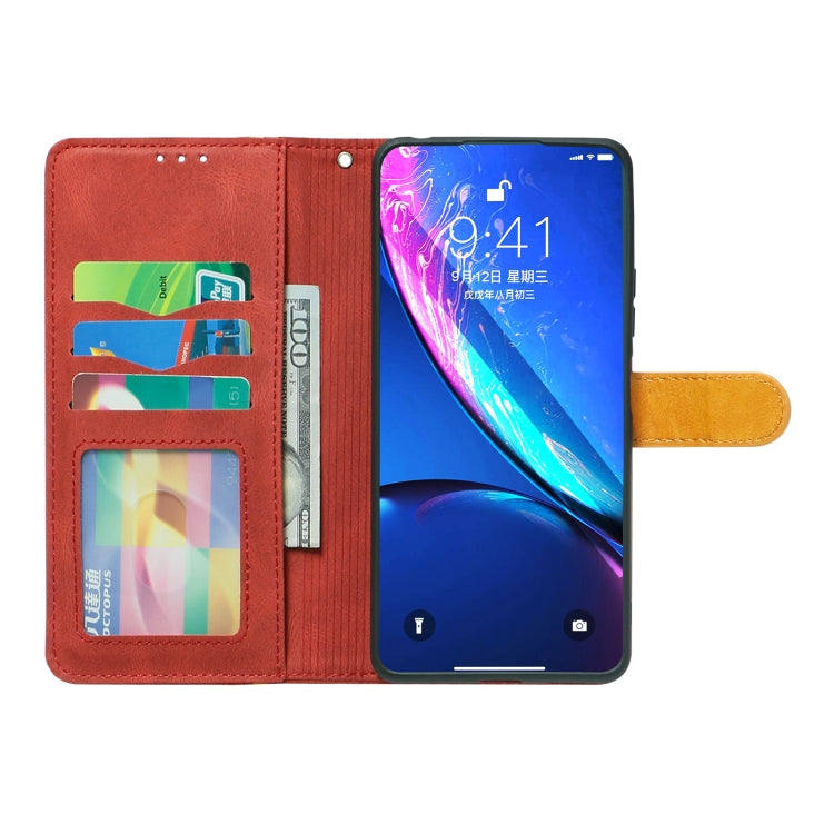 For iPhone 13 Pro Skin Feel Leather Wallet Phone Case