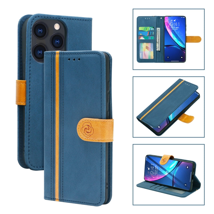 For iPhone 13 Pro Skin Feel Leather Wallet Phone Case