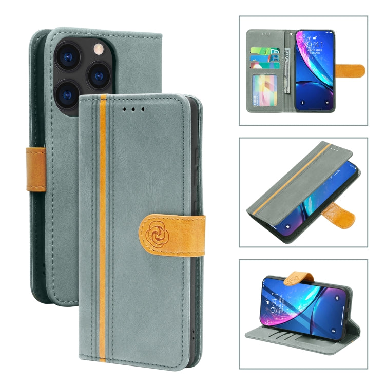For iPhone 13 Pro Skin Feel Leather Wallet Phone Case
