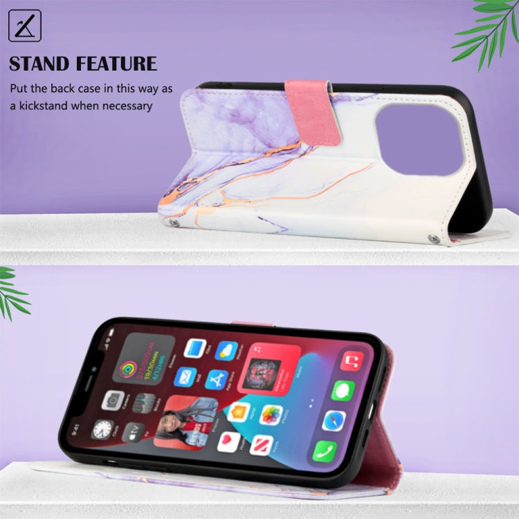 For iPhone 14 Pro Max Marble Pattern Flip Leather Phone Case  Pro Max Launching