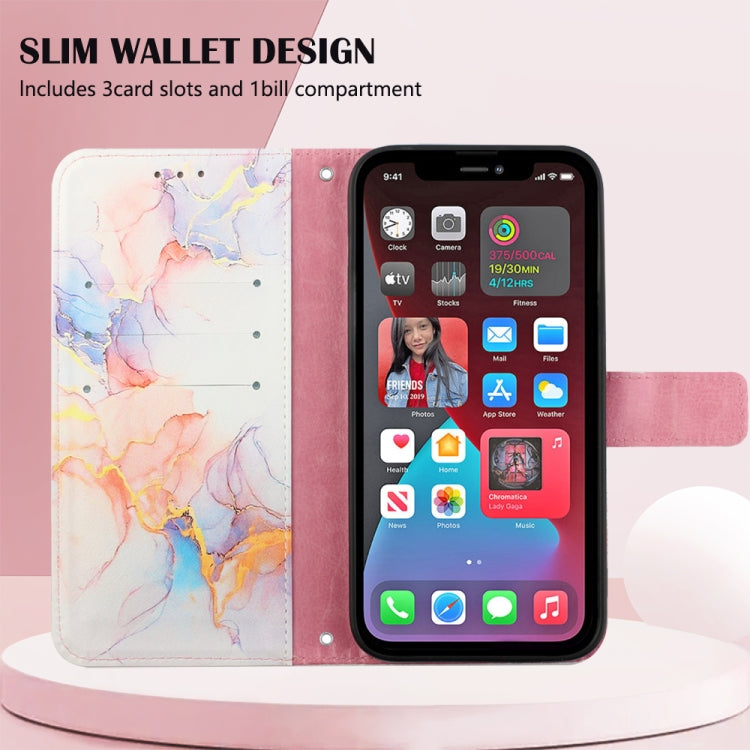 For iPhone 14 Pro Max Marble Pattern Flip Leather Phone Case  Pro Max Launching