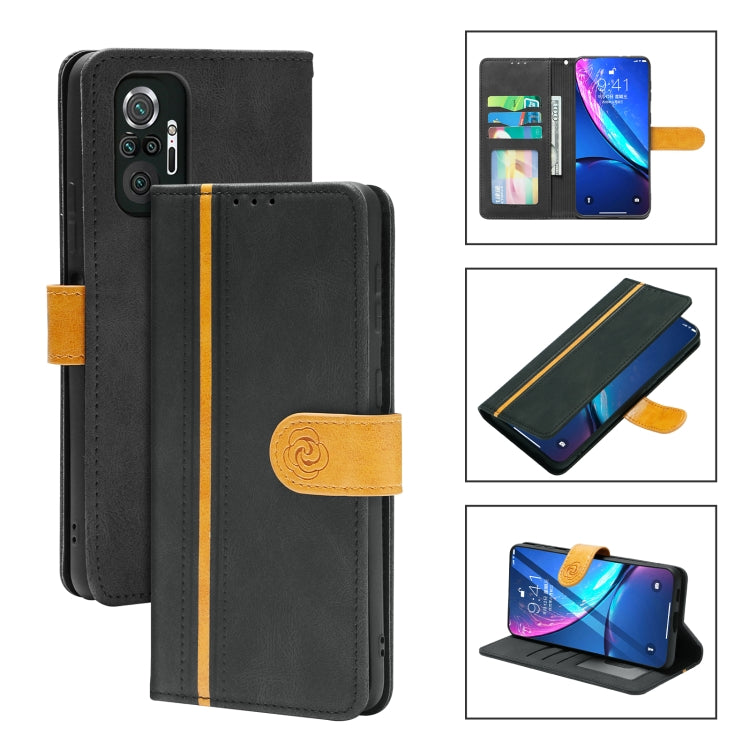 For Xiaomi Redmi Note 10 Pro Skin Feel Leather Wallet Phone Case