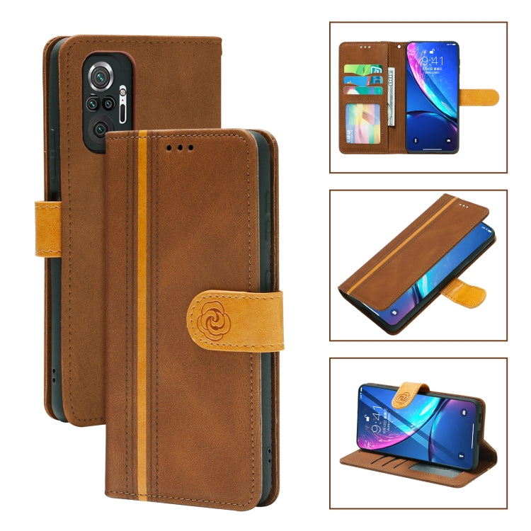 For Xiaomi Redmi Note 10 Pro Skin Feel Leather Wallet Phone Case