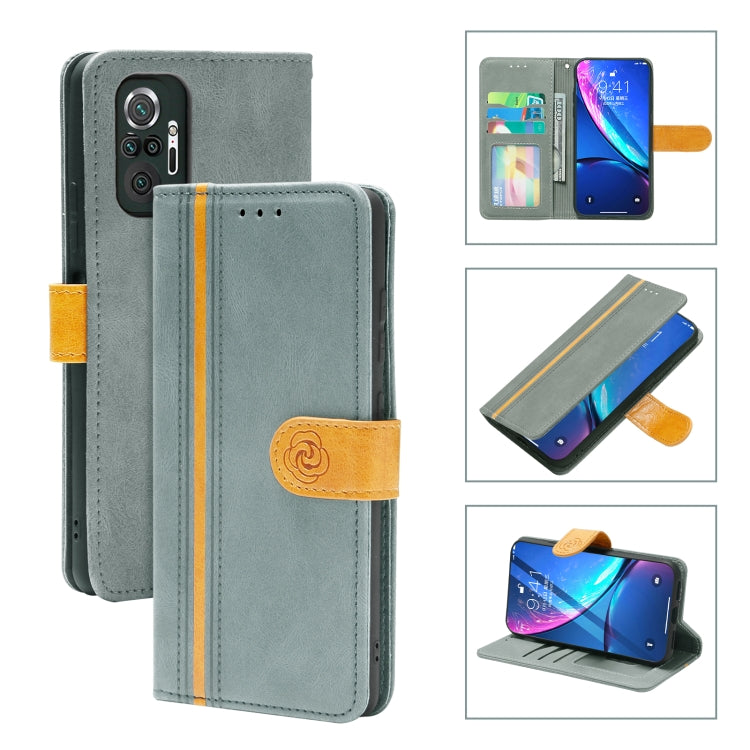 For Xiaomi Redmi Note 10 Pro Skin Feel Leather Wallet Phone Case