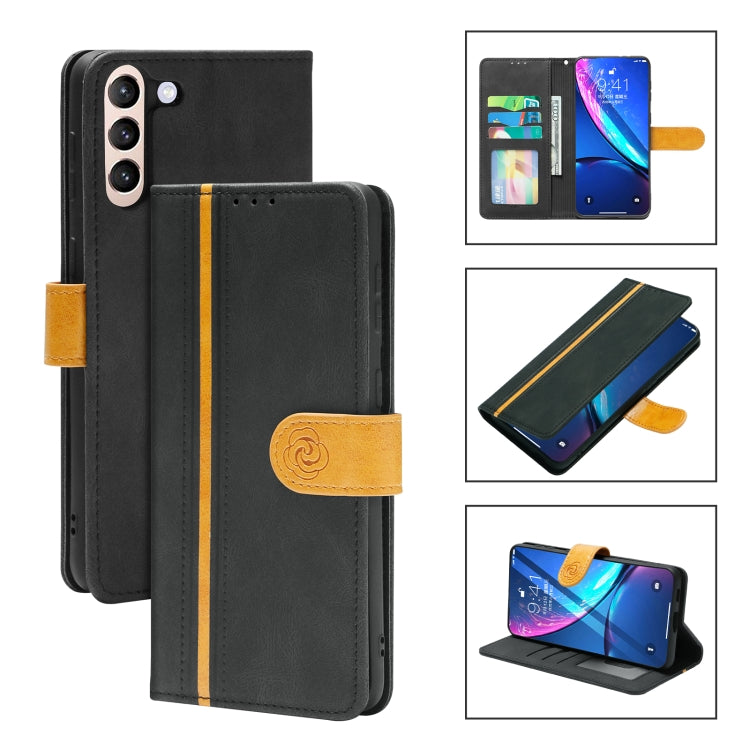For Samsung Galaxy S21+ 5G Skin Feel Leather Wallet Phone Case