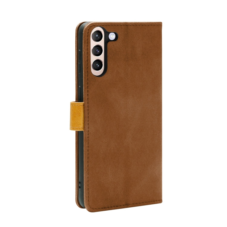 For Samsung Galaxy S21+ 5G Skin Feel Leather Wallet Phone Case