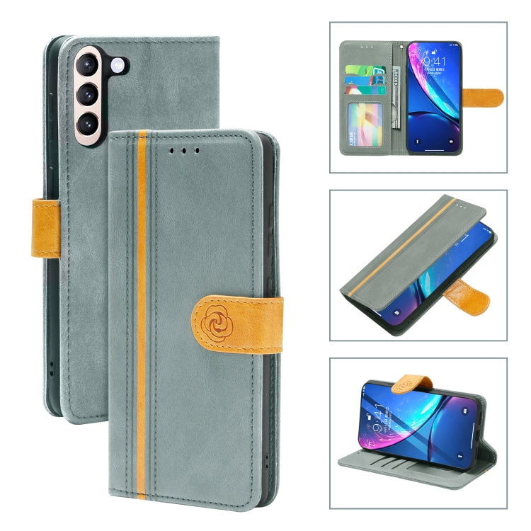 For Samsung Galaxy S21+ 5G Skin Feel Leather Wallet Phone Case