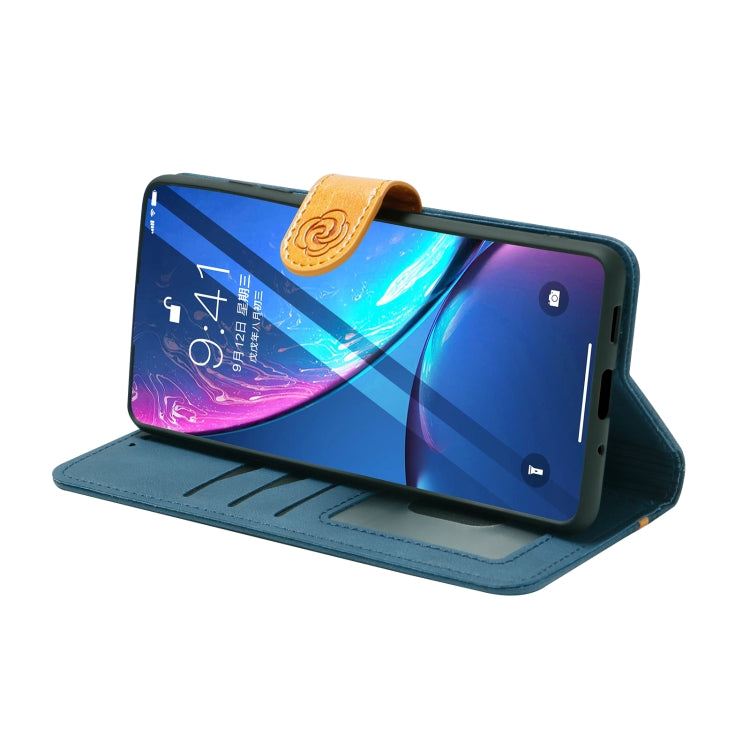 For Samsung Galaxy A22 4G Skin Feel Leather Wallet Phone Case