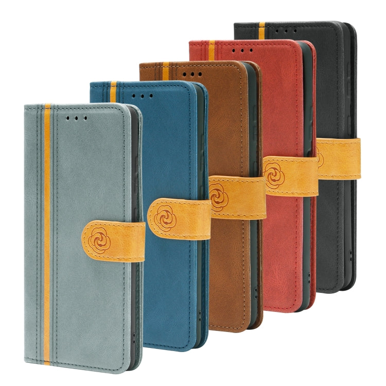 For Samsung Galaxy A22 4G Skin Feel Leather Wallet Phone Case