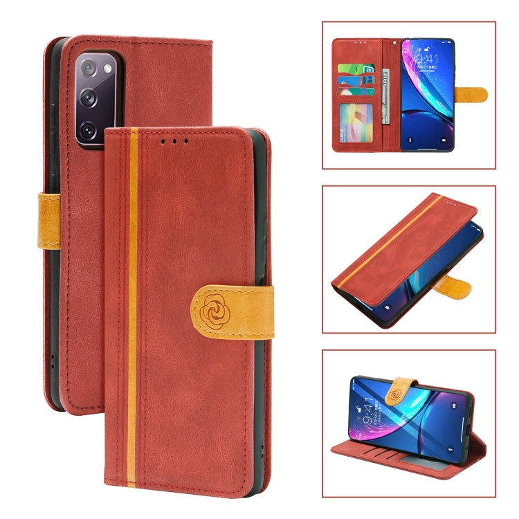 For Samsung Galaxy S20 FE 4G/5G Skin Feel Leather Wallet Phone Case