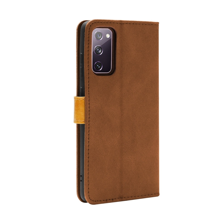 For Samsung Galaxy S20 FE 4G/5G Skin Feel Leather Wallet Phone Case