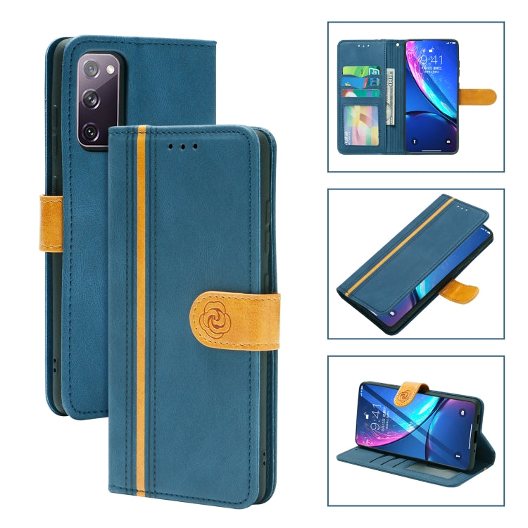 For Samsung Galaxy S20 FE 4G/5G Skin Feel Leather Wallet Phone Case