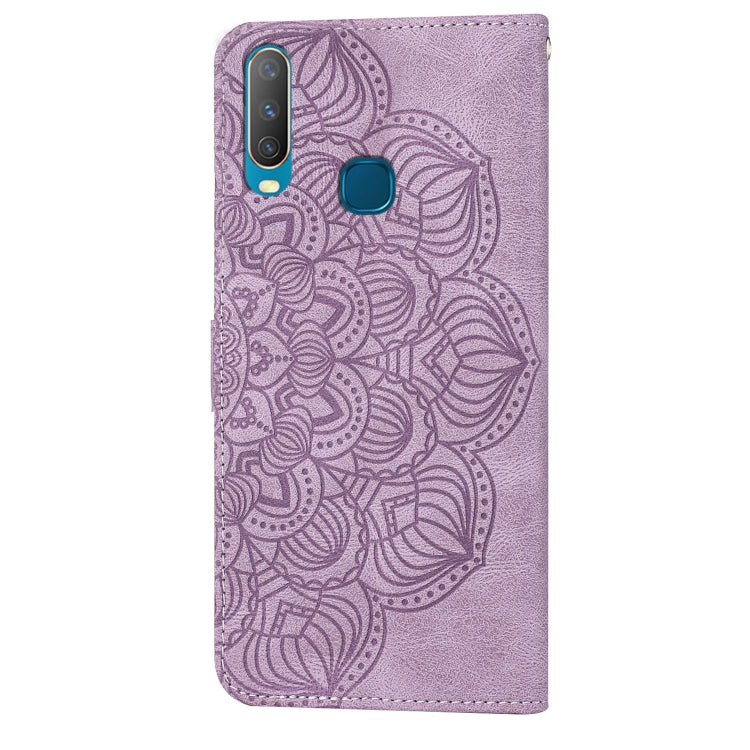For vivo Y17 Mandala Embossed Flip Leather Phone Case