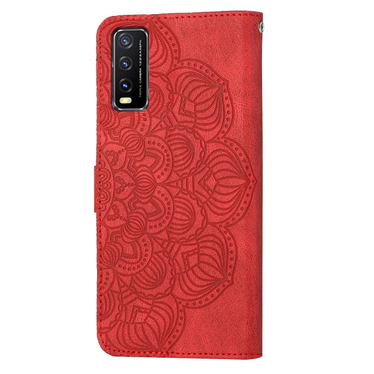 For vivo Y20 / Y12S Mandala Embossed Flip Leather Phone Case