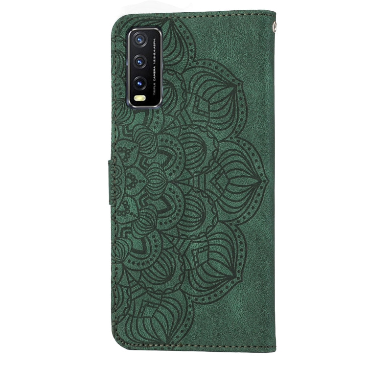 For vivo Y20 / Y12S Mandala Embossed Flip Leather Phone Case