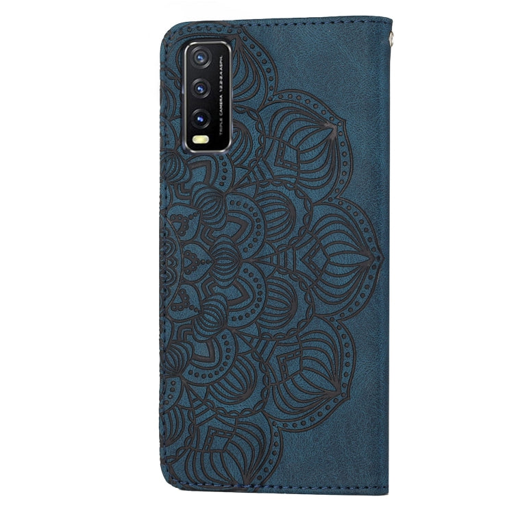 For vivo Y20 / Y12S Mandala Embossed Flip Leather Phone Case