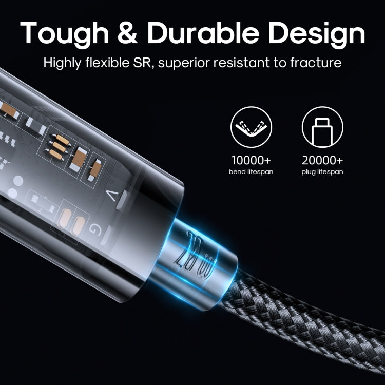 JOYROOM S-CL020A20 USB-C / Type-C to 8 Pin 20W Sync Data Cable, Cable Length:2m