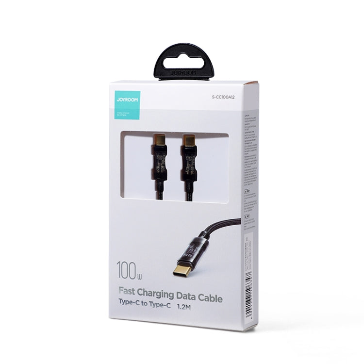 JOYROOM S-CC100A12 USB-C / Type-C to USB-C / Type-C 100W Sync Data Cable, Cable Length:1.2m