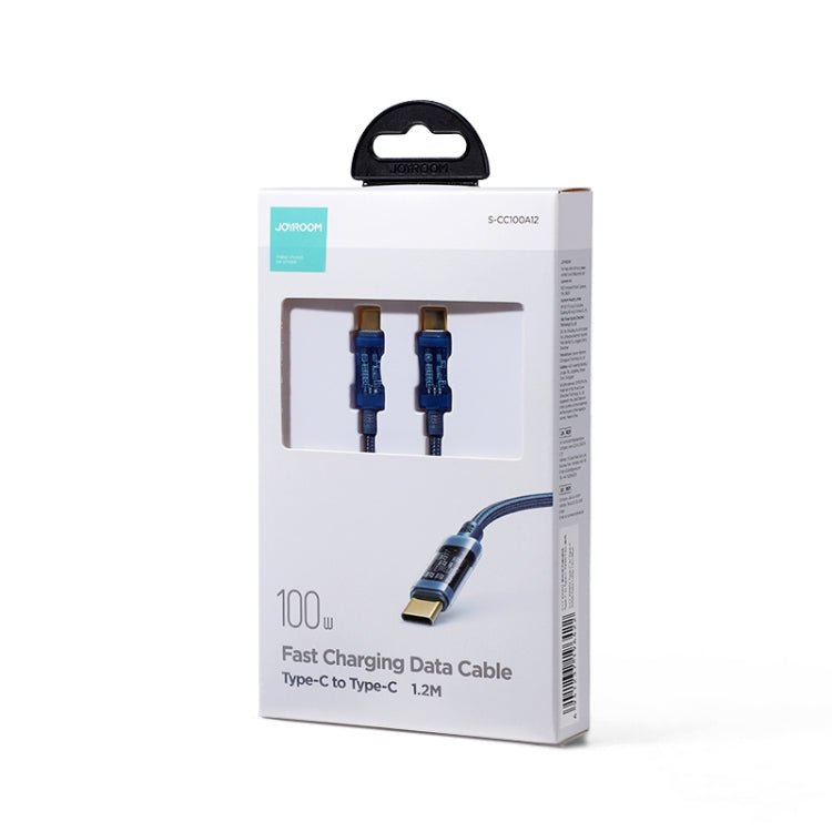 JOYROOM S-CC100A12 USB-C / Type-C to USB-C / Type-C 100W Sync Data Cable, Cable Length:1.2m