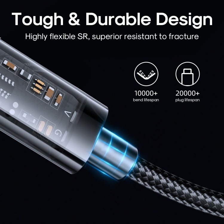 JOYROOM S-UL012A12 USB-A to 8 Pin 2.4A Sync Data Cable, Cable Length:1.2m