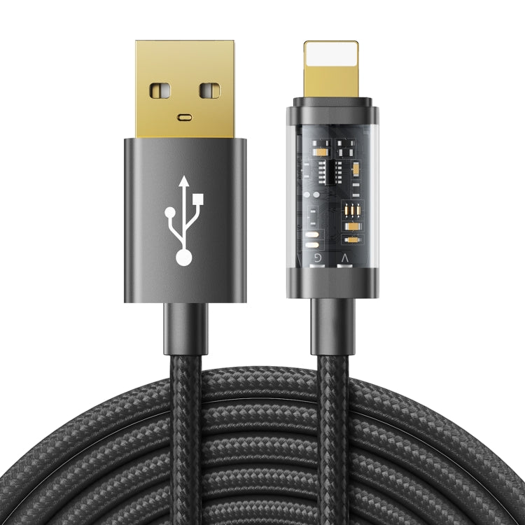 JOYROOM S-UL012A20 USB-A to 8 Pin 2.4A Sync Data Cable, Cable Length:2m