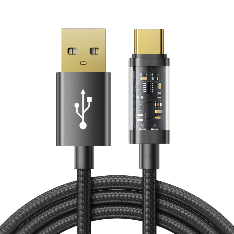 JOYROOM S-UC027A12 USB-A to USB-C / Type-C 3A Sync Data Cable, Cable Length:1.2m