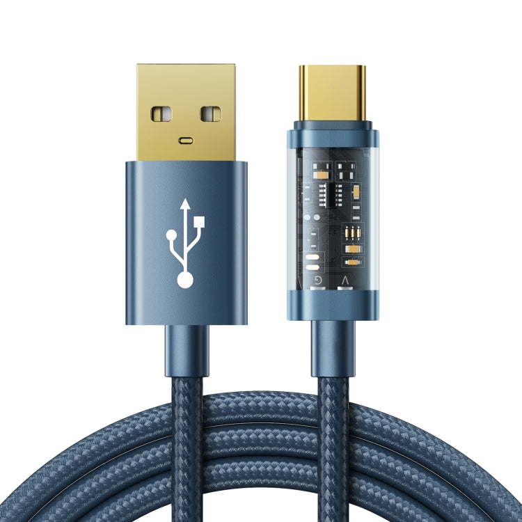 JOYROOM S-UC027A12 USB-A to USB-C / Type-C 3A Sync Data Cable, Cable Length:1.2m