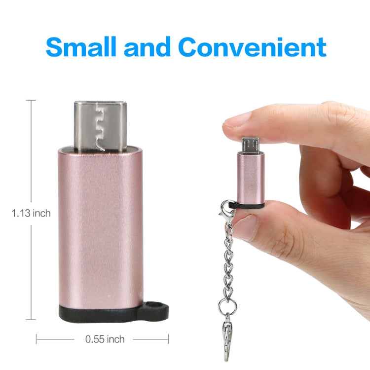 5 PCS USB-C / Type-C Female to Micro USB Male Connector Adapter Random