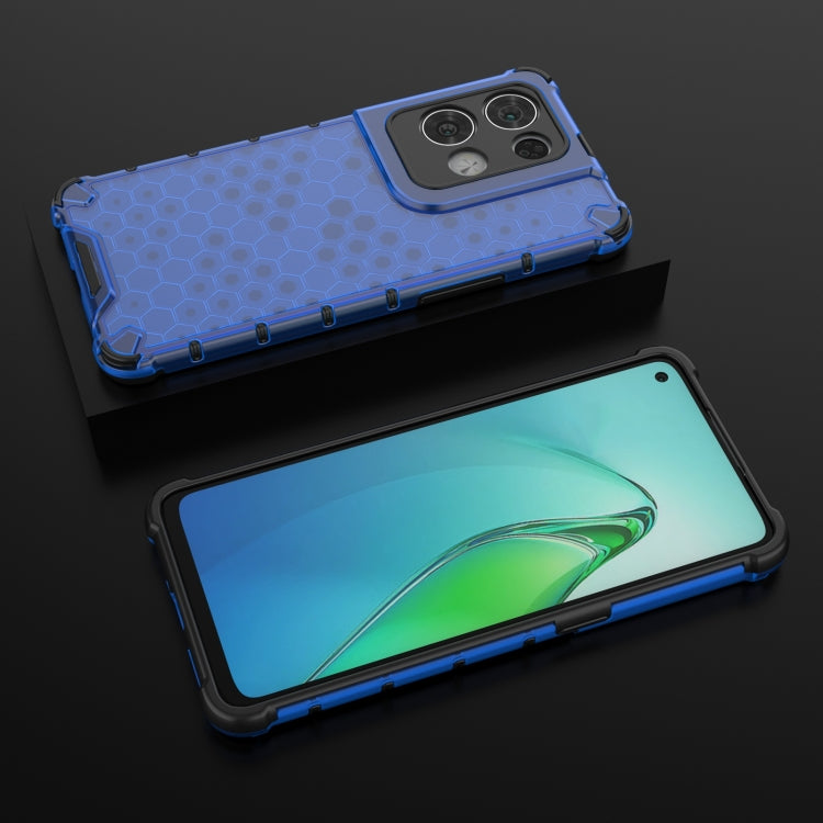 For OPPO Reno8 Pro Shockproof Honeycomb PC + TPU Phone Case