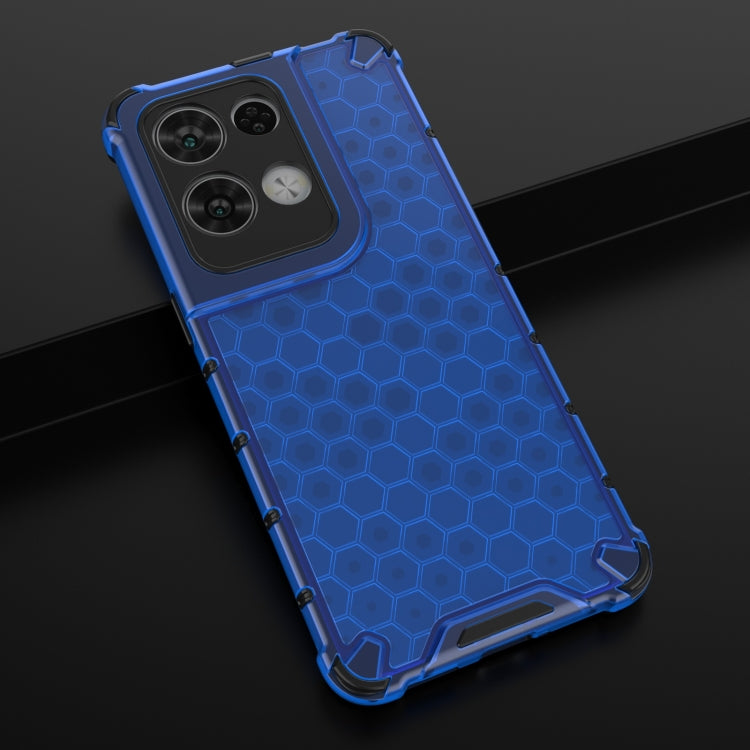 For OPPO Reno8 Pro Shockproof Honeycomb PC + TPU Phone Case
