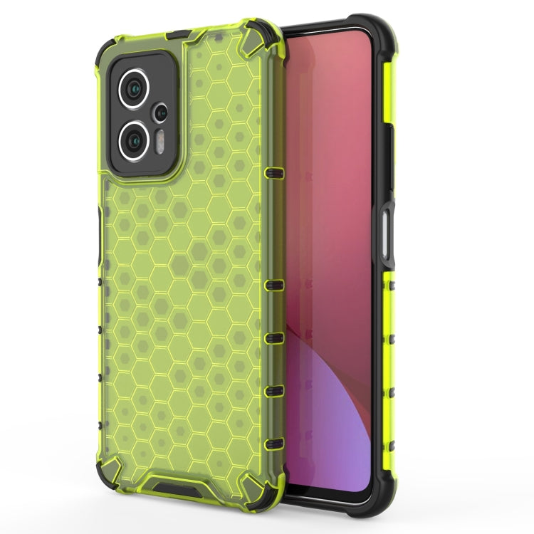 For Xiaomi Redmi Note 11T Pro Shockproof Honeycomb PC + TPU Phone Case