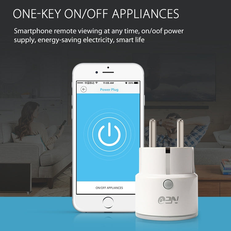 NEO NAS-WR01W 16A 2.4G WiFi EU Smart Plug