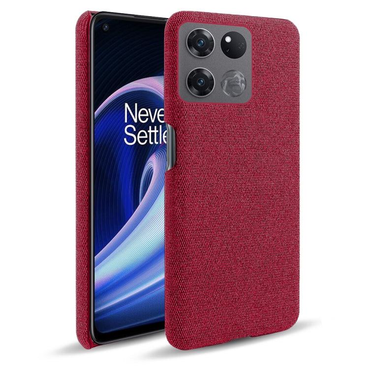 For OnePlus Ace Racing Cloth Texture PC + Nylon Back Phone Case
