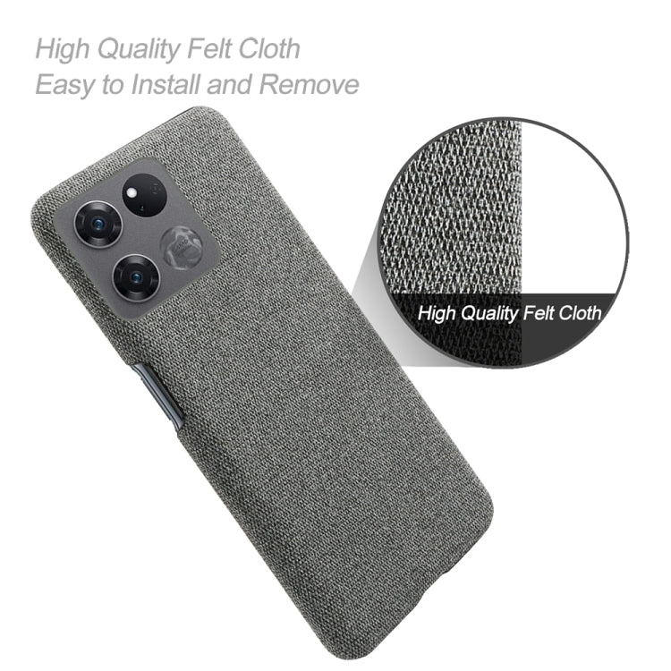 For OnePlus Ace Racing Cloth Texture PC + Nylon Back Phone Case