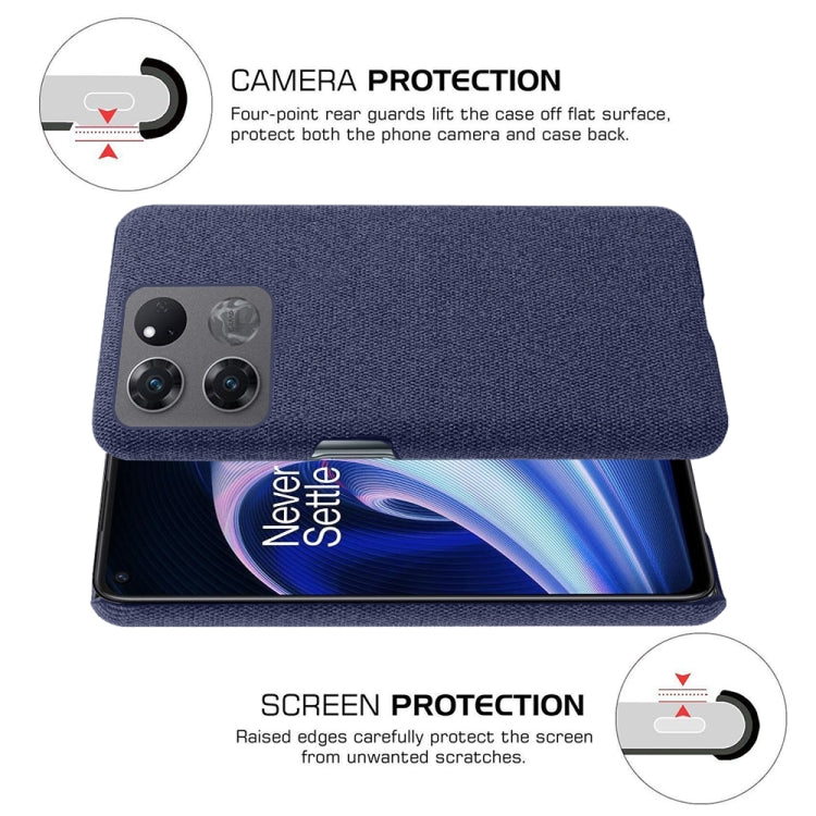 For OnePlus Ace Racing Cloth Texture PC + Nylon Back Phone Case