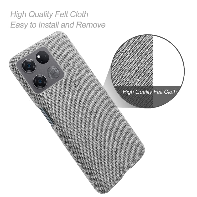 For OnePlus Ace Racing Cloth Texture PC + Nylon Back Phone Case