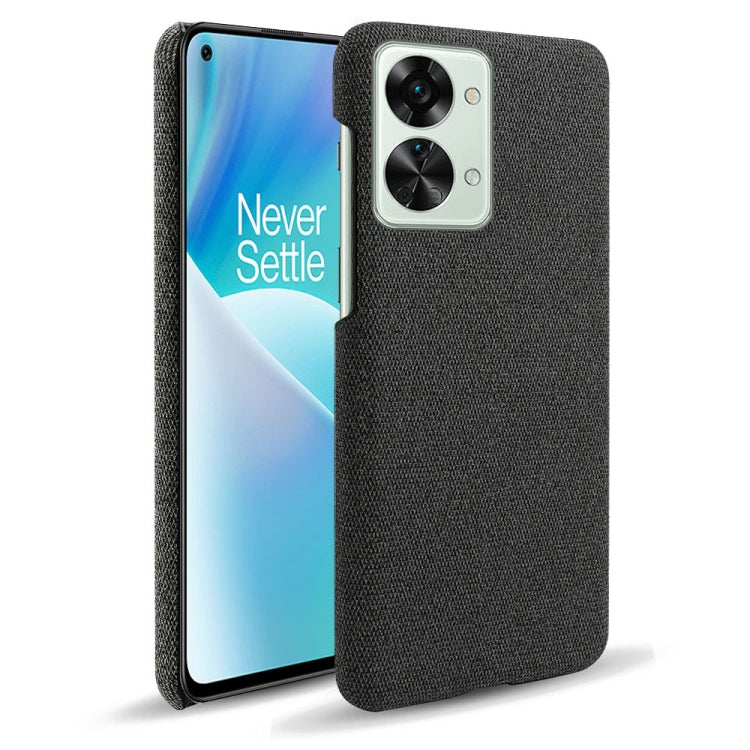 For OnePlus Nord 2T 5G Cloth Coated Hard Plastic Phone Case