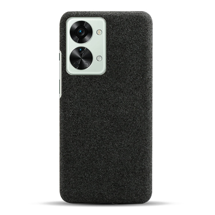 For OnePlus Nord 2T 5G Cloth Coated Hard Plastic Phone Case
