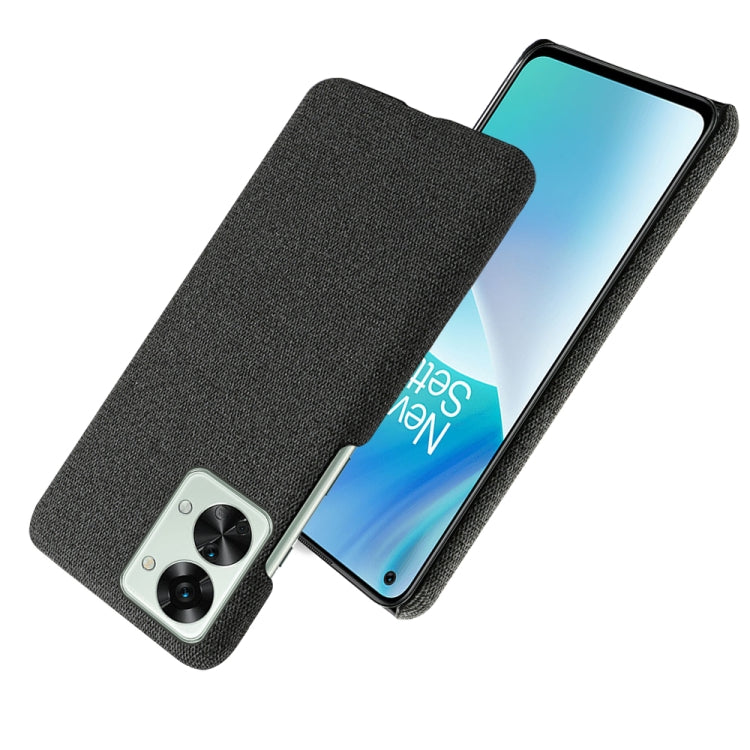 For OnePlus Nord 2T 5G Cloth Coated Hard Plastic Phone Case