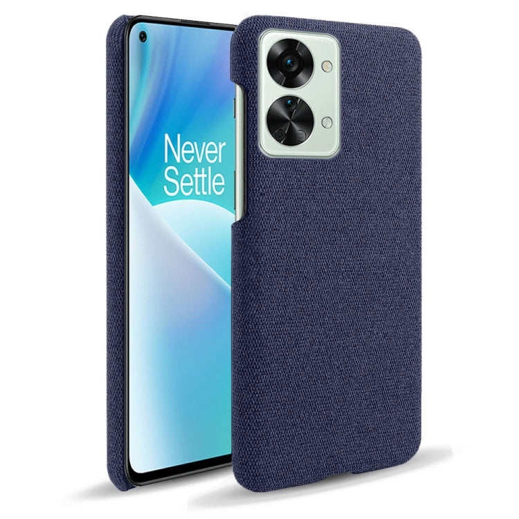 For OnePlus Nord 2T 5G Cloth Coated Hard Plastic Phone Case