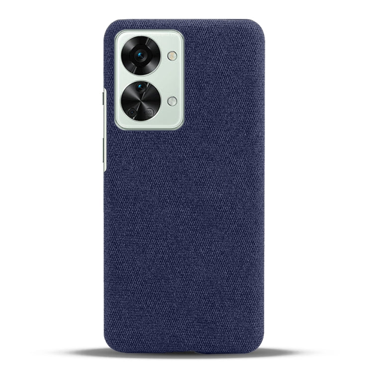 For OnePlus Nord 2T 5G Cloth Coated Hard Plastic Phone Case