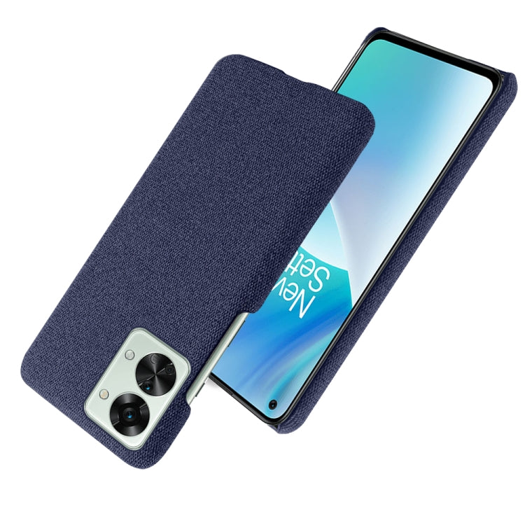 For OnePlus Nord 2T 5G Cloth Coated Hard Plastic Phone Case