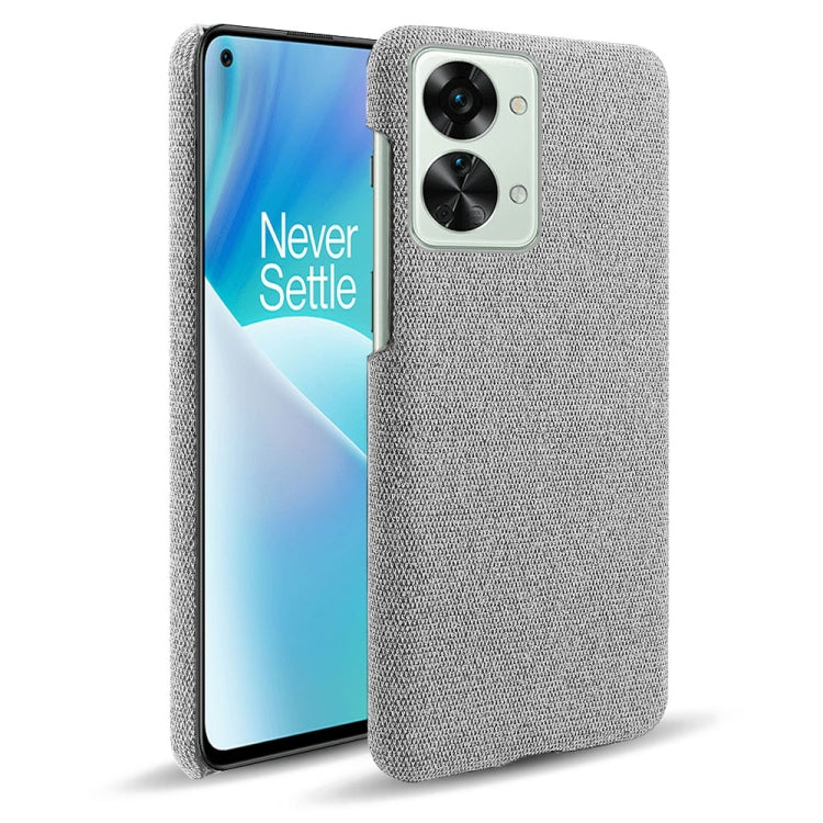 For OnePlus Nord 2T 5G Cloth Coated Hard Plastic Phone Case