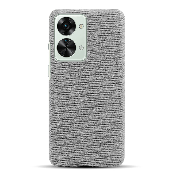 For OnePlus Nord 2T 5G Cloth Coated Hard Plastic Phone Case