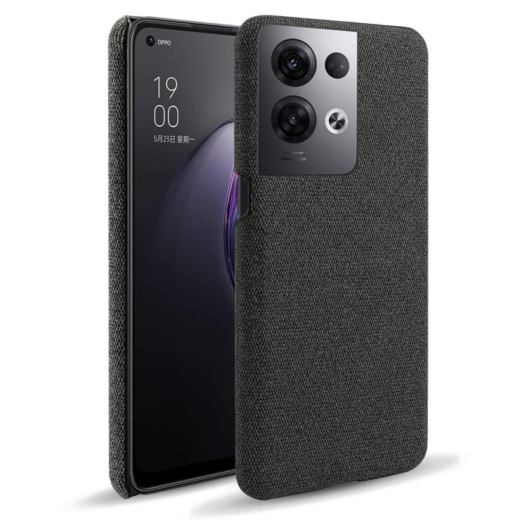 For OPPO Reno8 Pro+ Cloth Coated Hard Plastic Phone Case