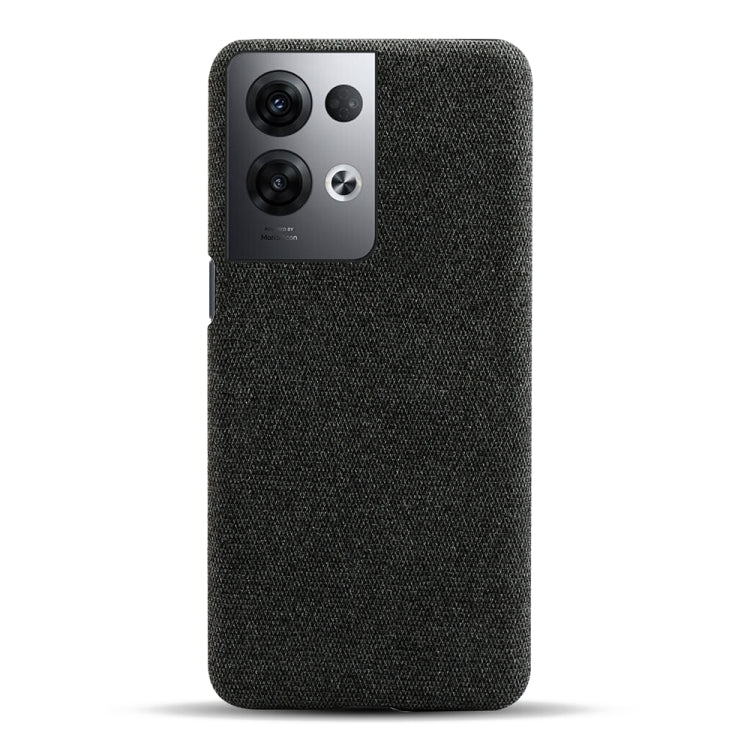 For OPPO Reno8 Pro+ Cloth Coated Hard Plastic Phone Case