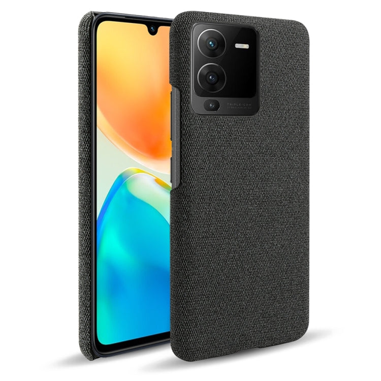 For vivo S15 Pro Cloth Coated Hard Plastic Phone Case