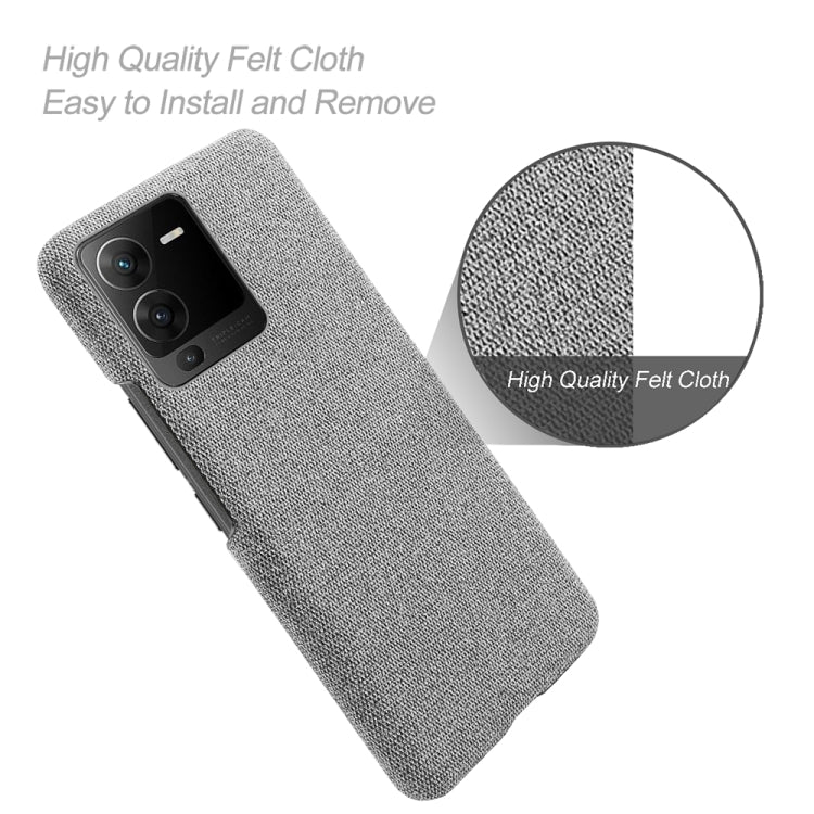 For vivo S15 Pro Cloth Coated Hard Plastic Phone Case