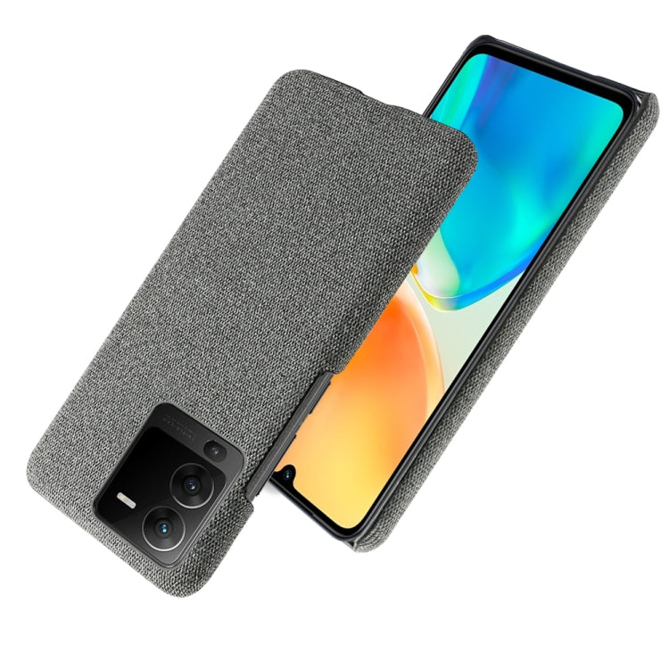 For vivo S15 Cloth Coated Hard Plastic Phone Case